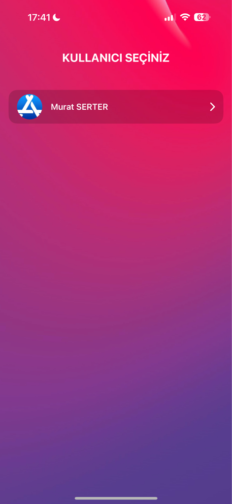 Menulux Garson - Menulux Garson 레스토랑 앱에서 웨이터를 위한 사용자 선택 인터페이스