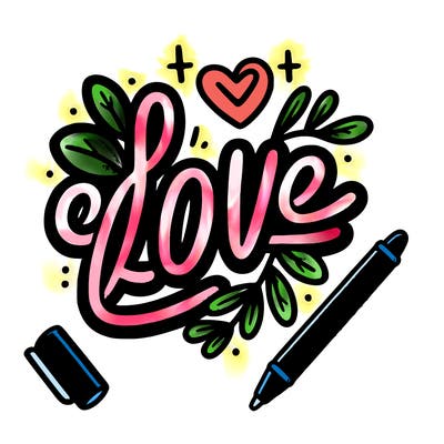 love lettering