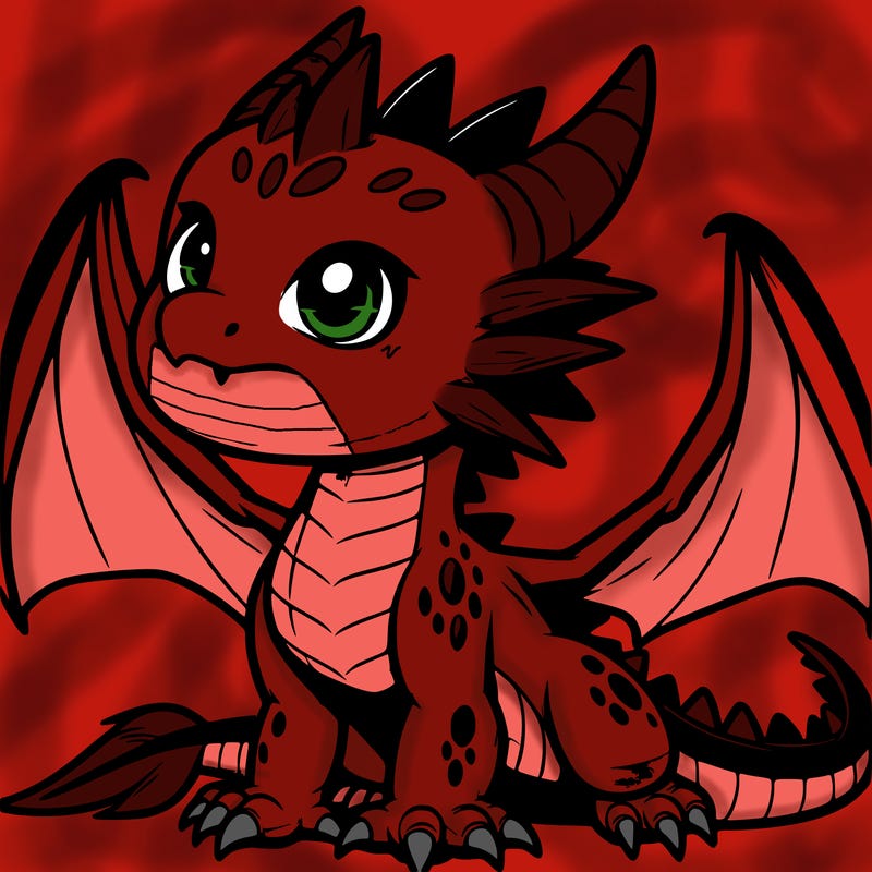 fierce baby night dragon