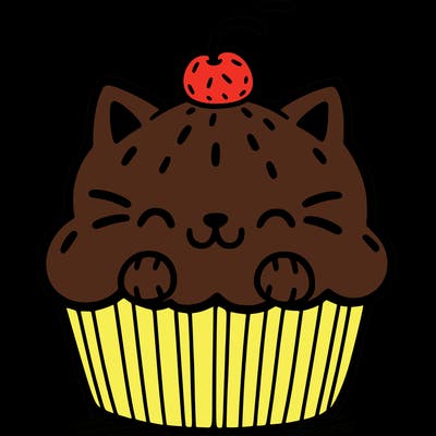 cat cupcake