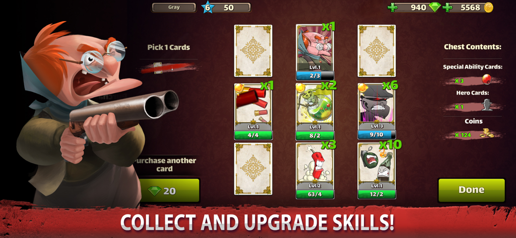 Mafioso: mafia duel TBS RPG - Collect and upgrade character skills in Mafioso TBS RPG