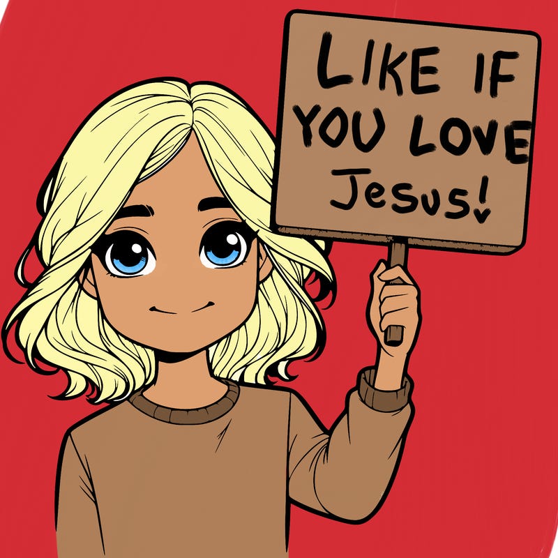 realistic girl holding up a sign