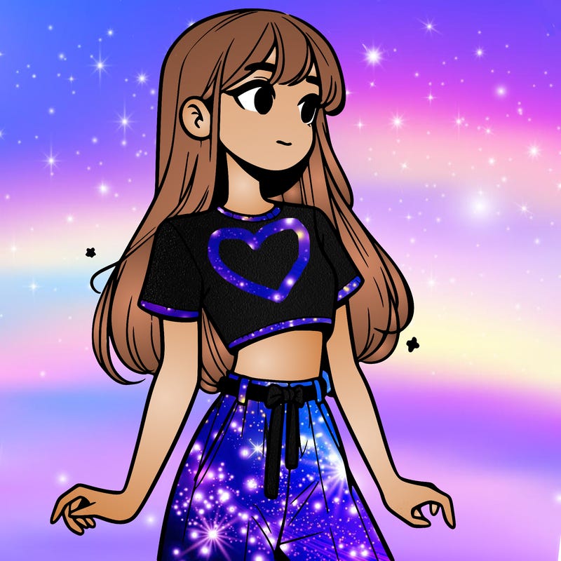 girl in a cute crop top