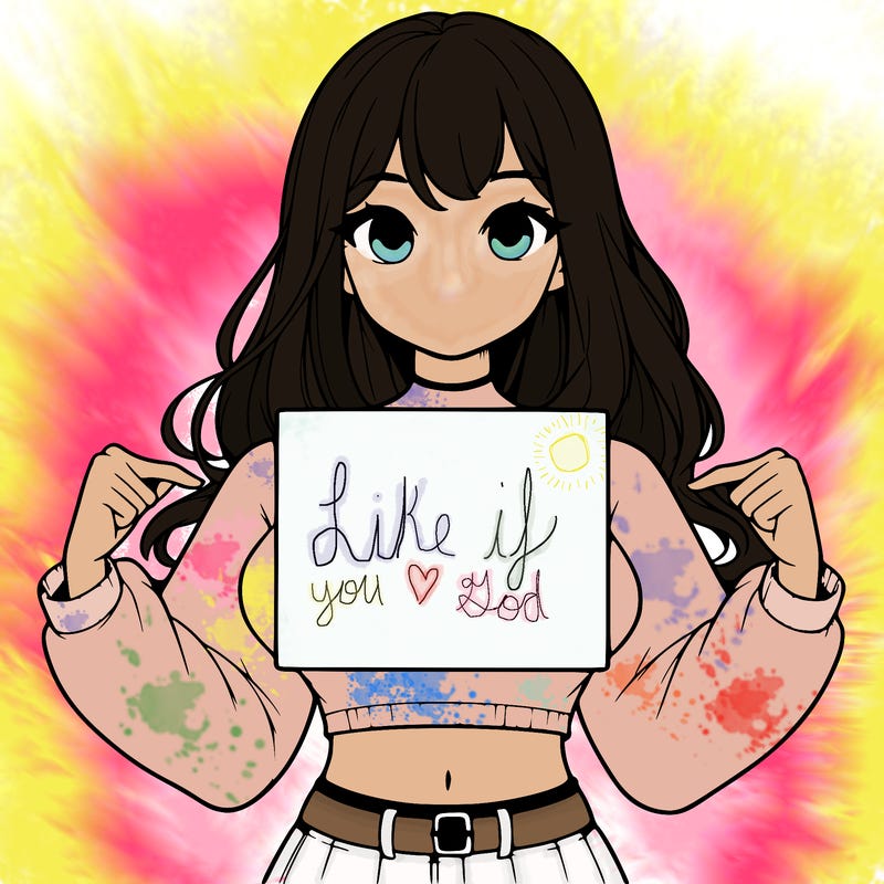 girl holding a blank sign in a long sleeve crop top