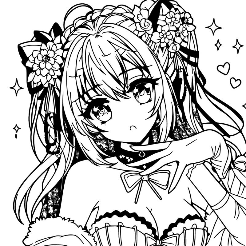 beautiful anime komi