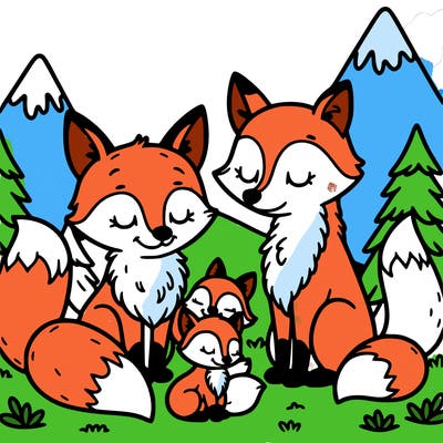 fox family