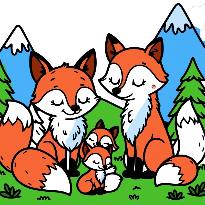fox family