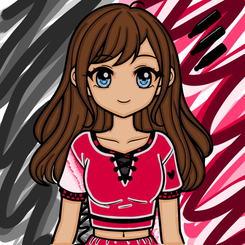 a girl wearing a top shirt