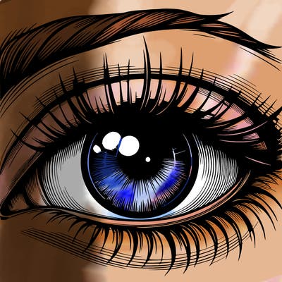realistic eye