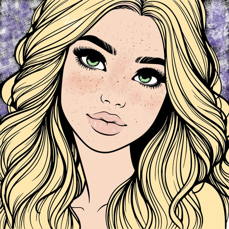 beautiful realistic girl