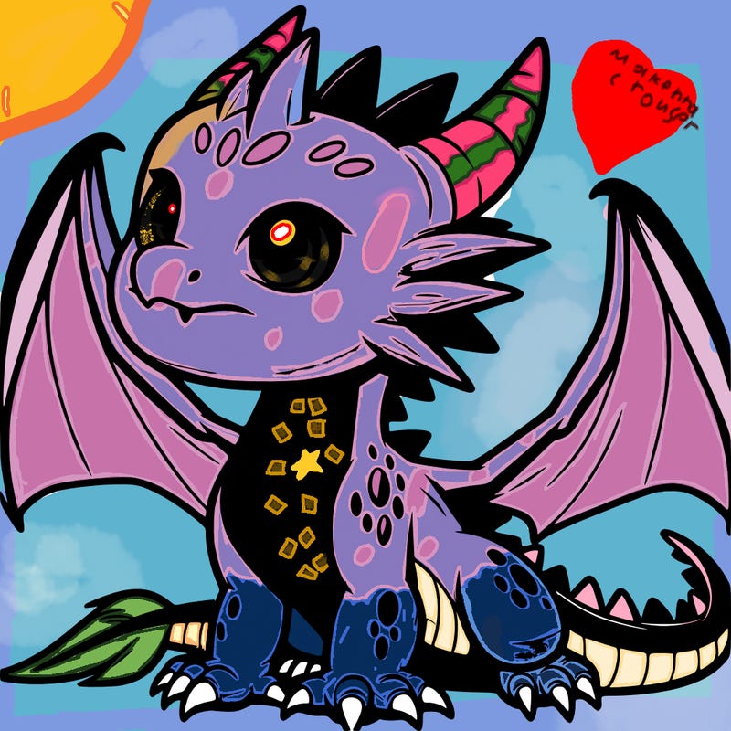 fierce baby night dragon