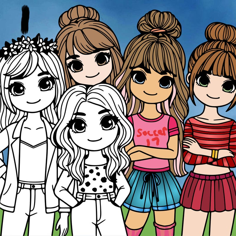 5 girls best friends