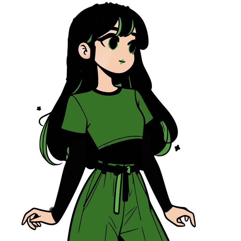 girl in a cute crop top