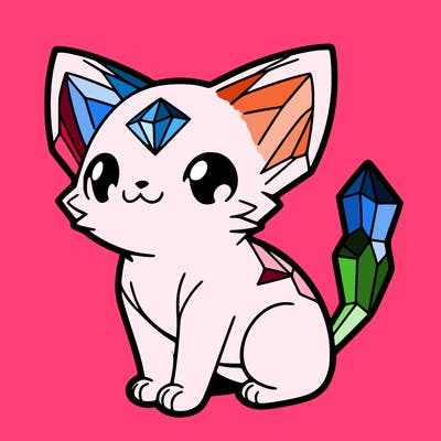crystal kitten