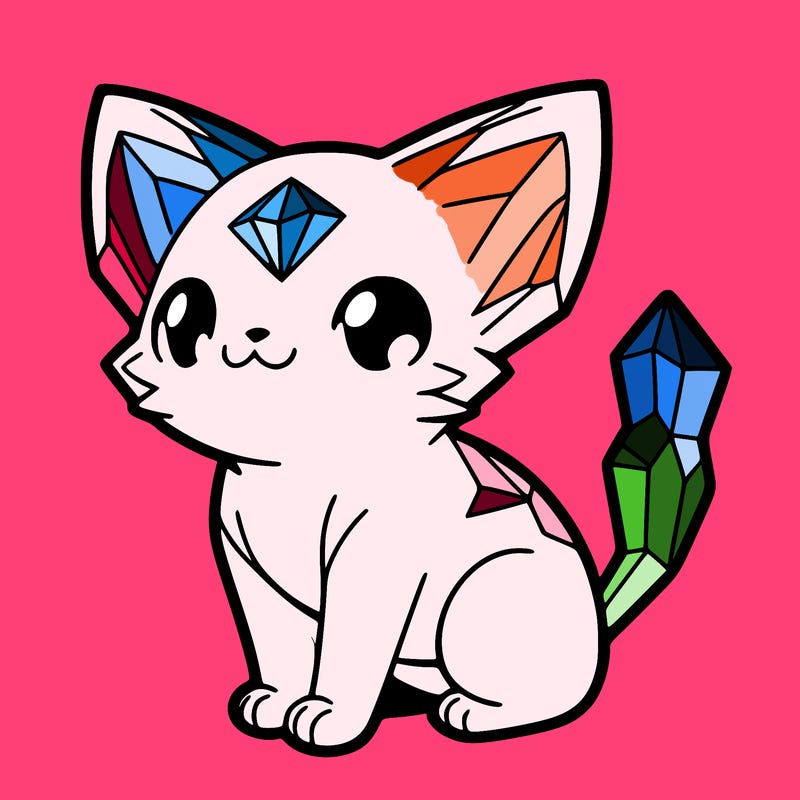 crystal kitten
