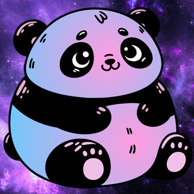 plump panda