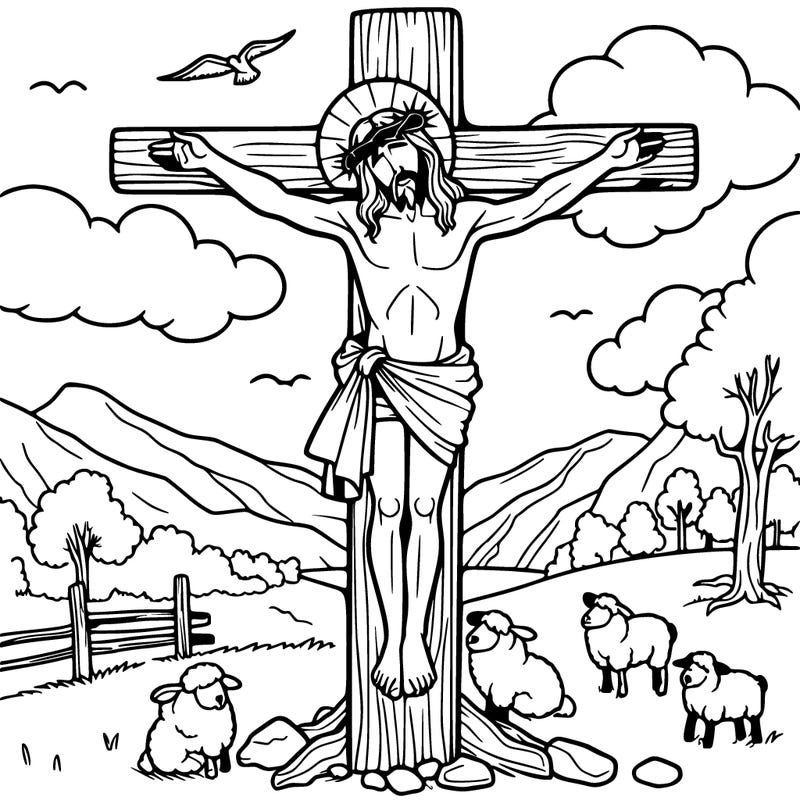 jesus on the cross