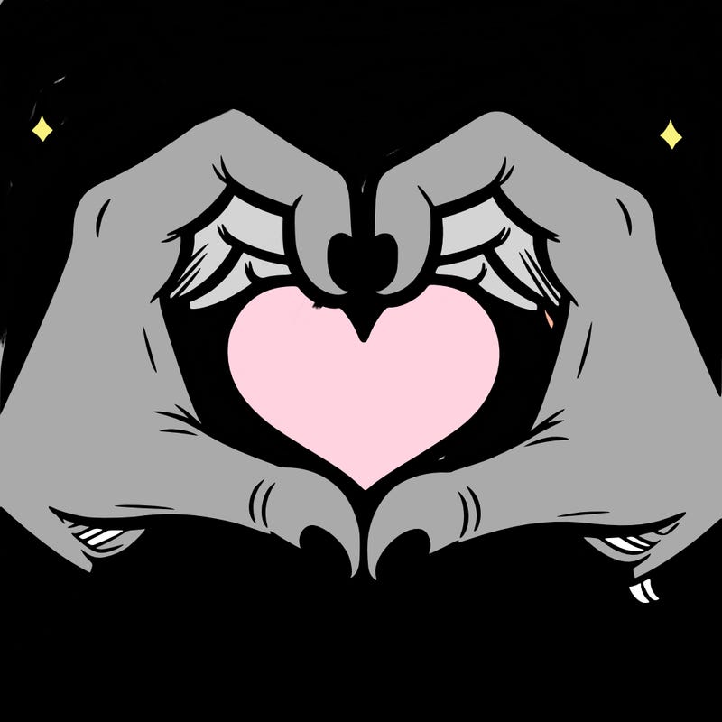 two hands make a heart