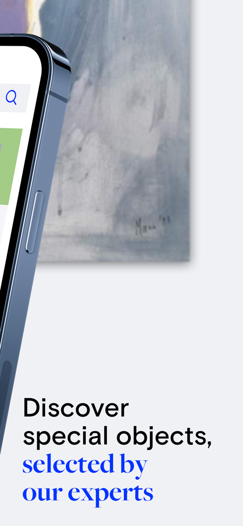 Catawiki app featuring expert-selected unique objects.