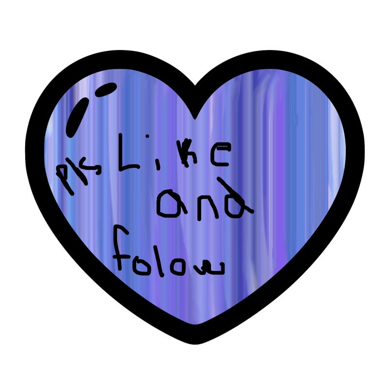 a blank heart