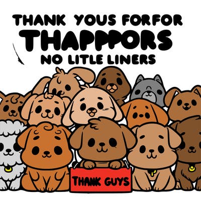 thank you guys for all your support dog