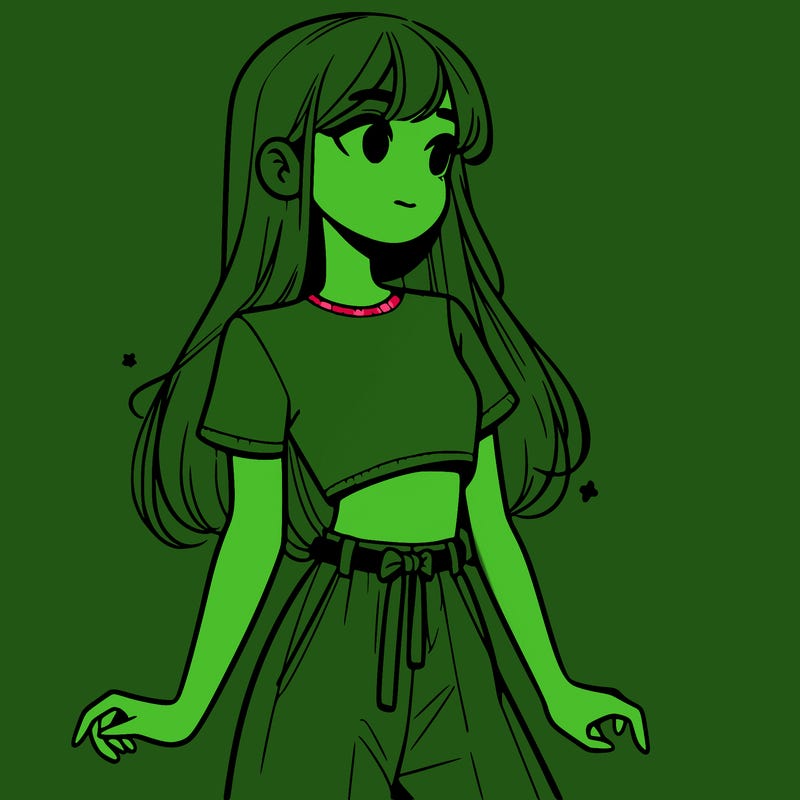 girl in a cute crop top