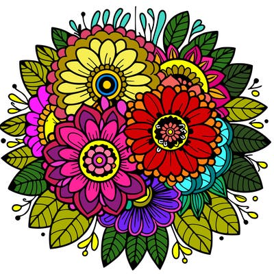 mandala flowers