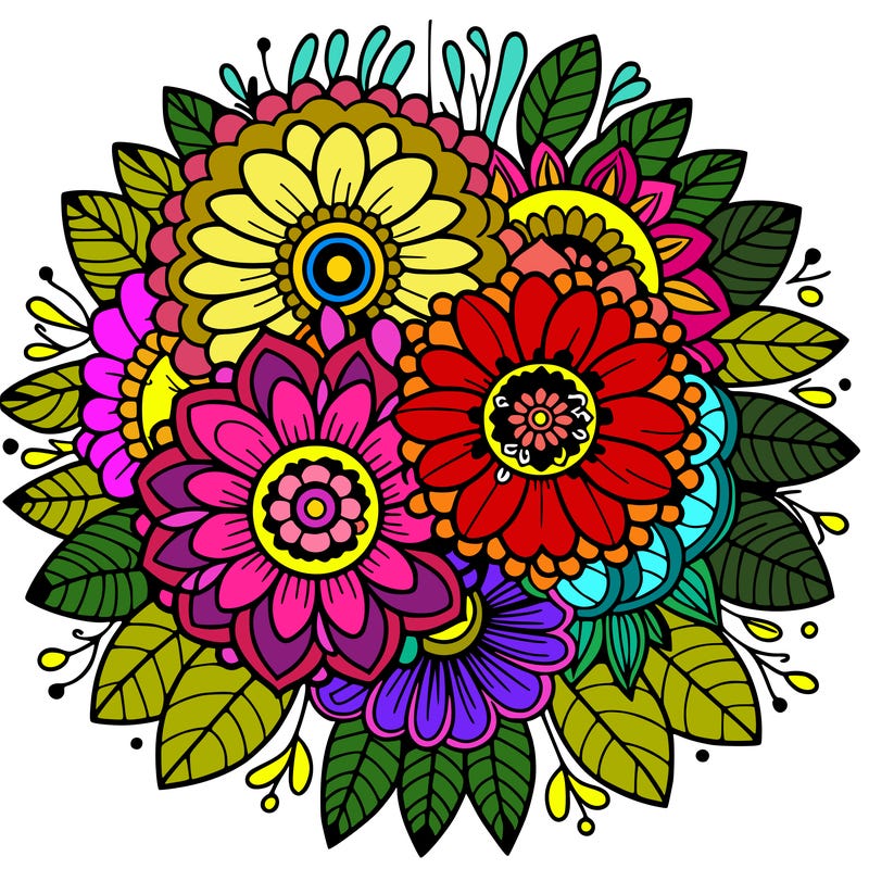 mandala flowers