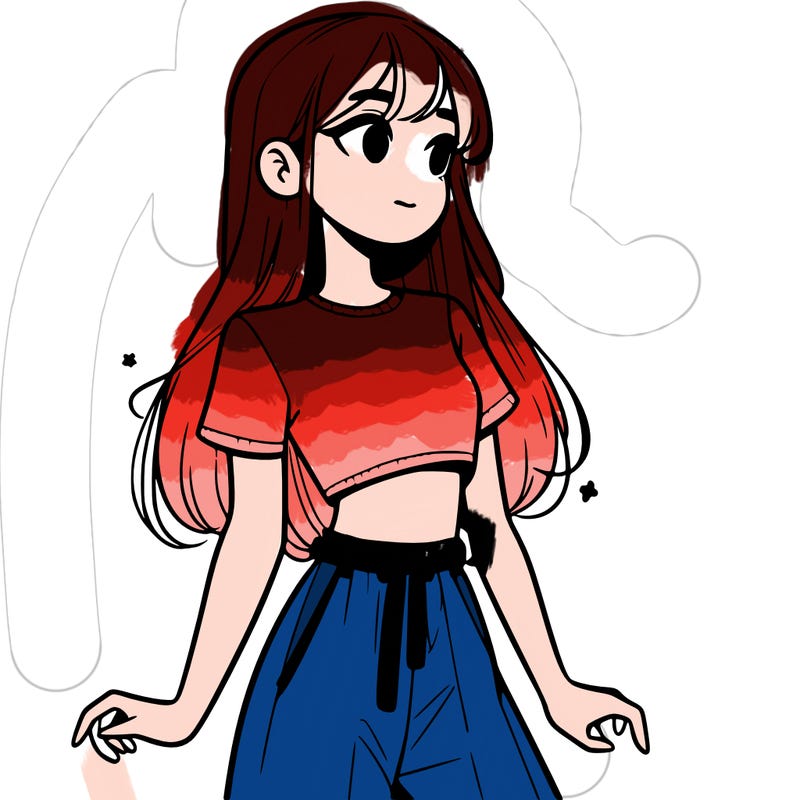 girl in a cute crop top