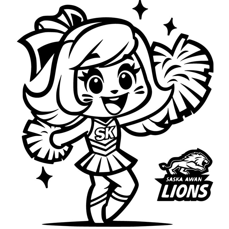 sk lions cheerleader