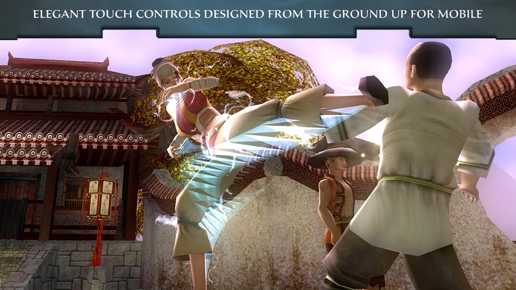 Martial arts combat gameplay in Jade Empire Special Edition for mobile