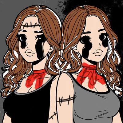 realistic twin sisters