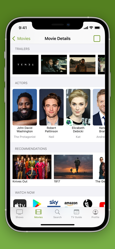 Visualizzazione dei dettagli del film di The WatchApp 2 con cast, trailer e raccomandazioni