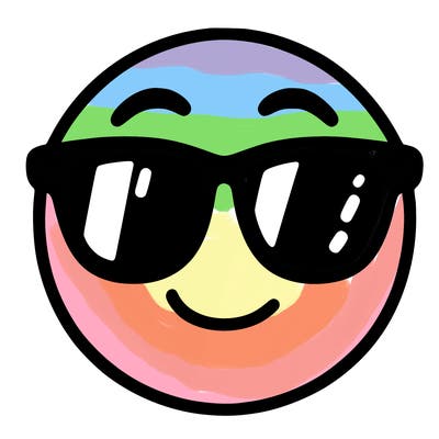 emoji with sunglasses