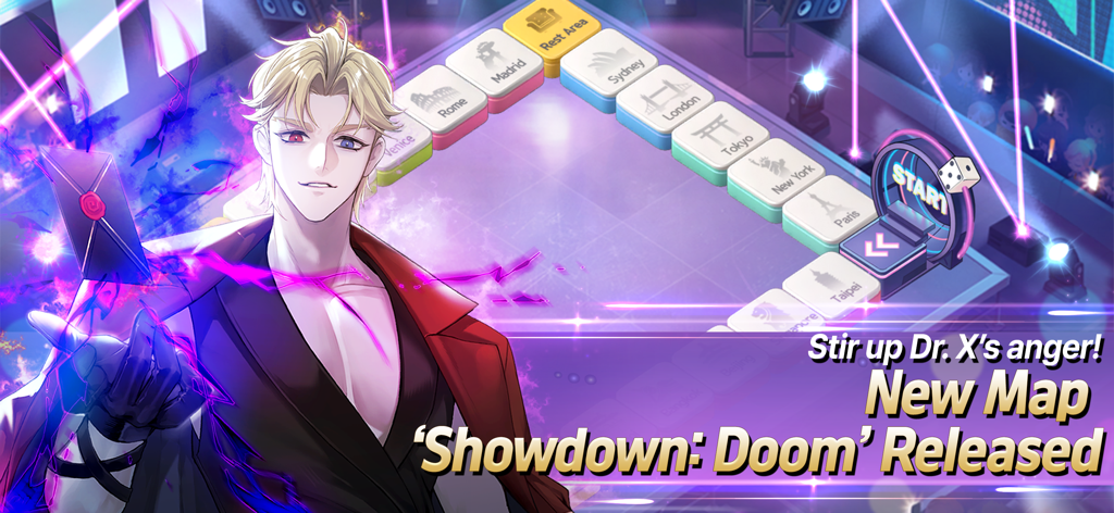 Game of Dice: Board&Card&Anime - Anime character and world city board game tiles in Game of Dice