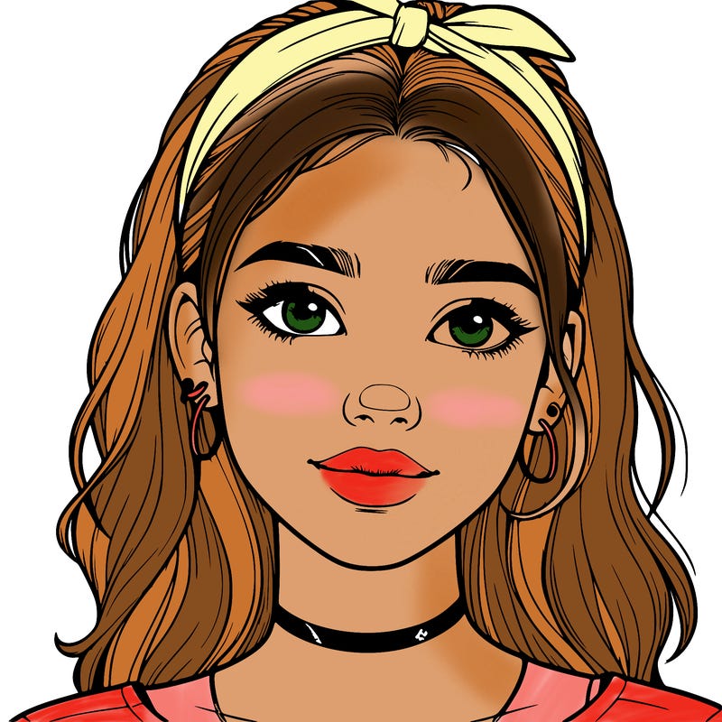 realistic teenage girl