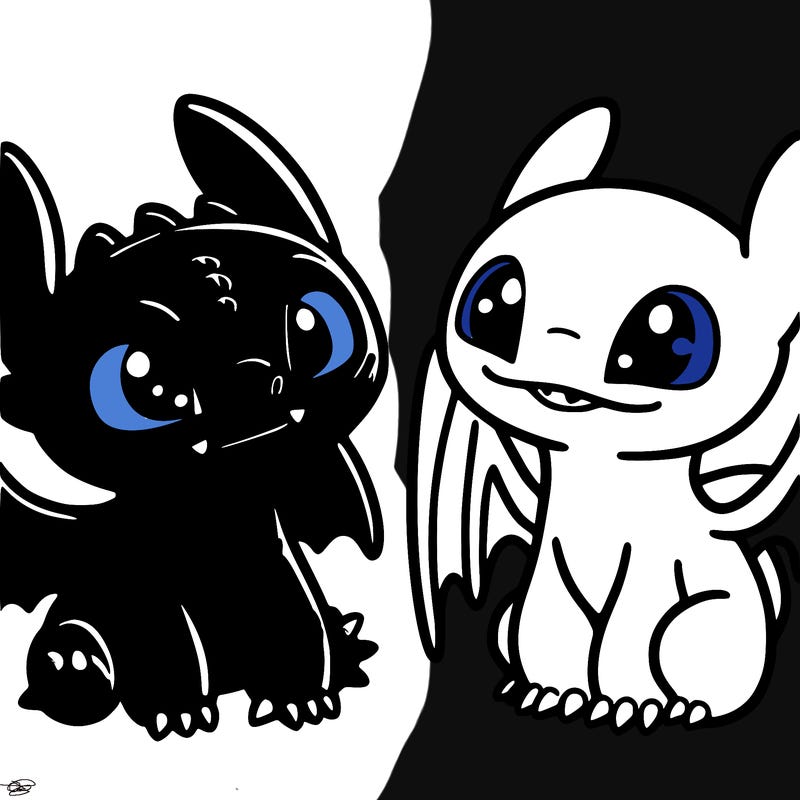 toothless and light fruy