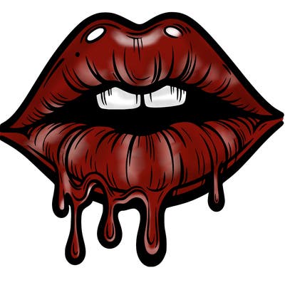 lips that look realistic and drip
