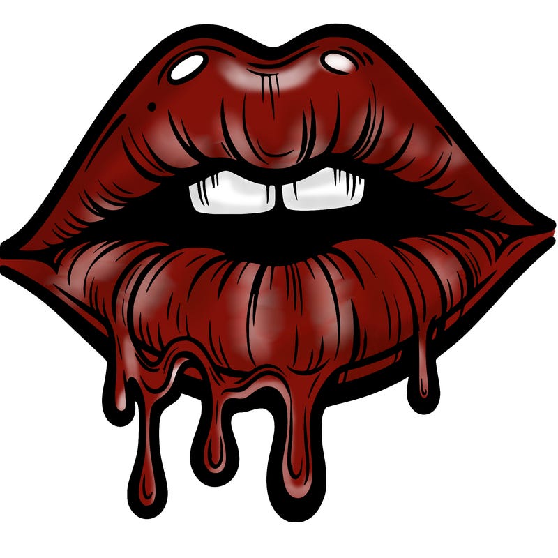 lips that look realistic and drip