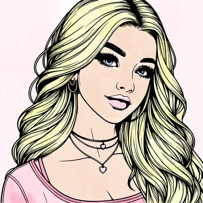 detailed realistic girl