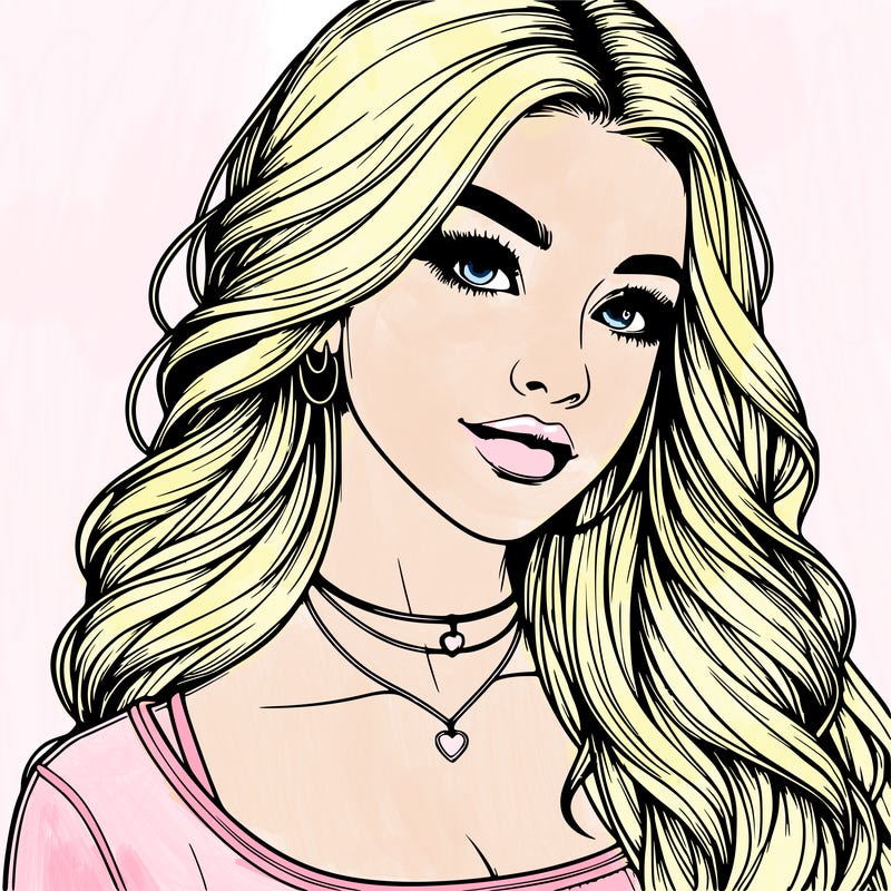 detailed realistic girl