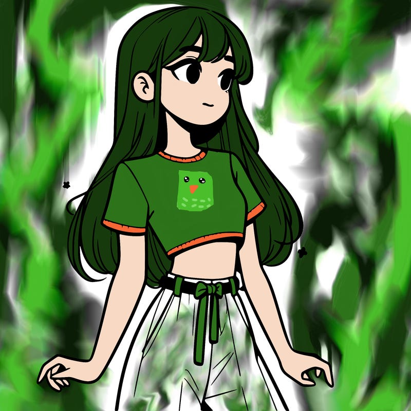 girl in a cute crop top