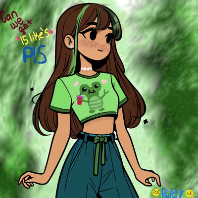 girl in a cute crop top