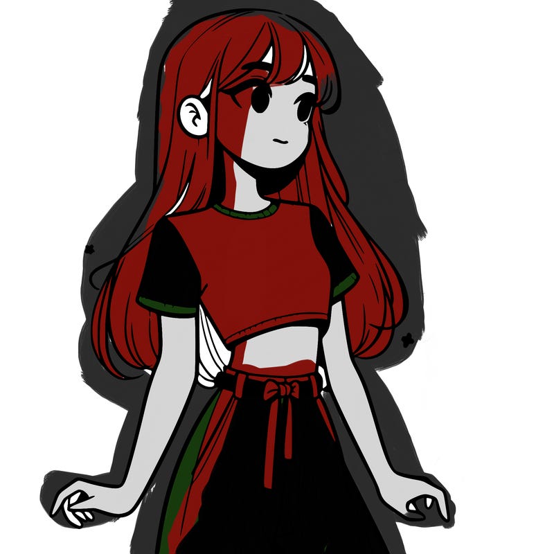 girl in a cute crop top