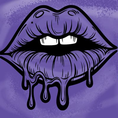 lips that look realistic and drip