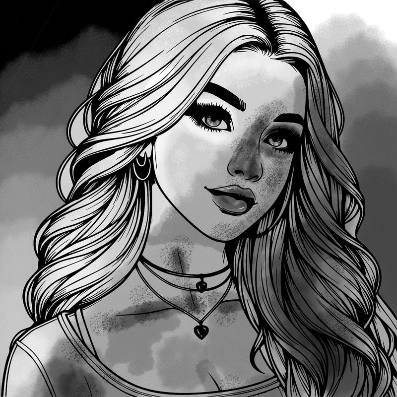 detailed realistic girl