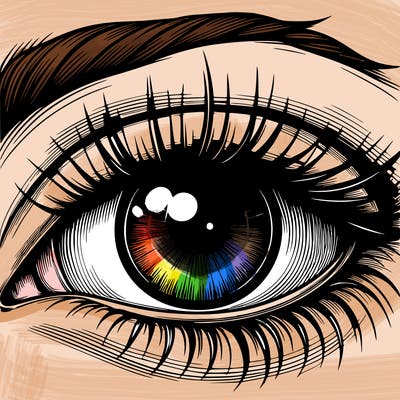 realistic eye