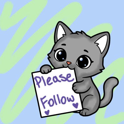 a small cat with a blank sheet of paper in its hand. the cat is sooooooo cute!