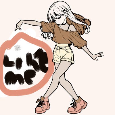 realistic girl danceing