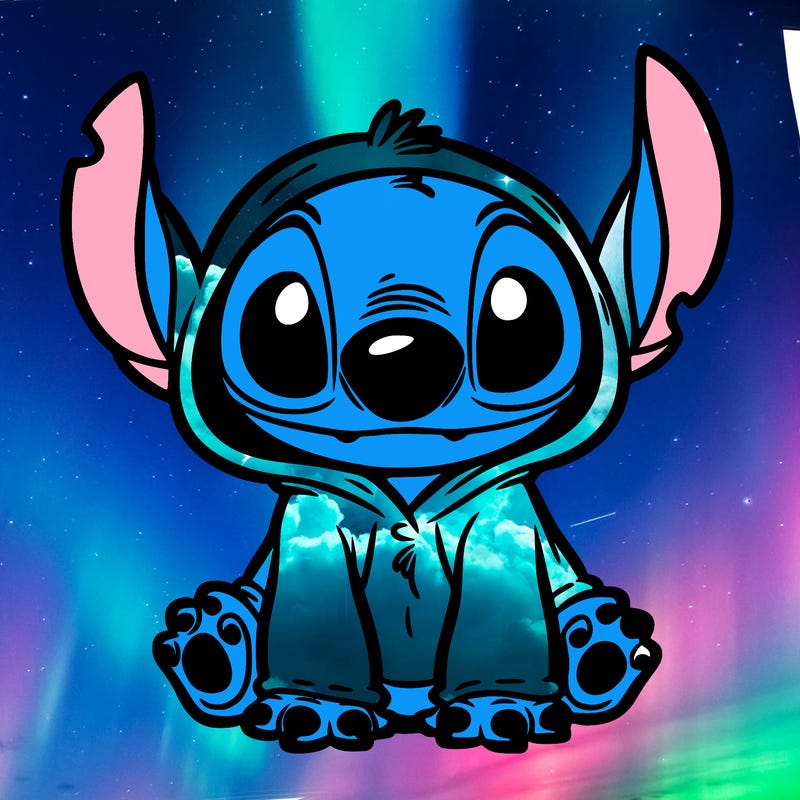 stitch in a dog costume